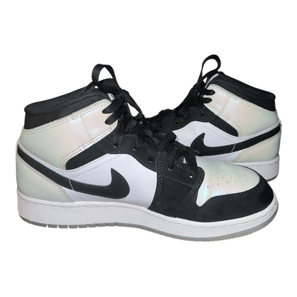 Air Jordan 1 Mid SE Diamond youth sneakers Size 7Y - Picture 12 of 12